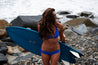 Surf Bikini Hose „Rote“ in baltimora blau