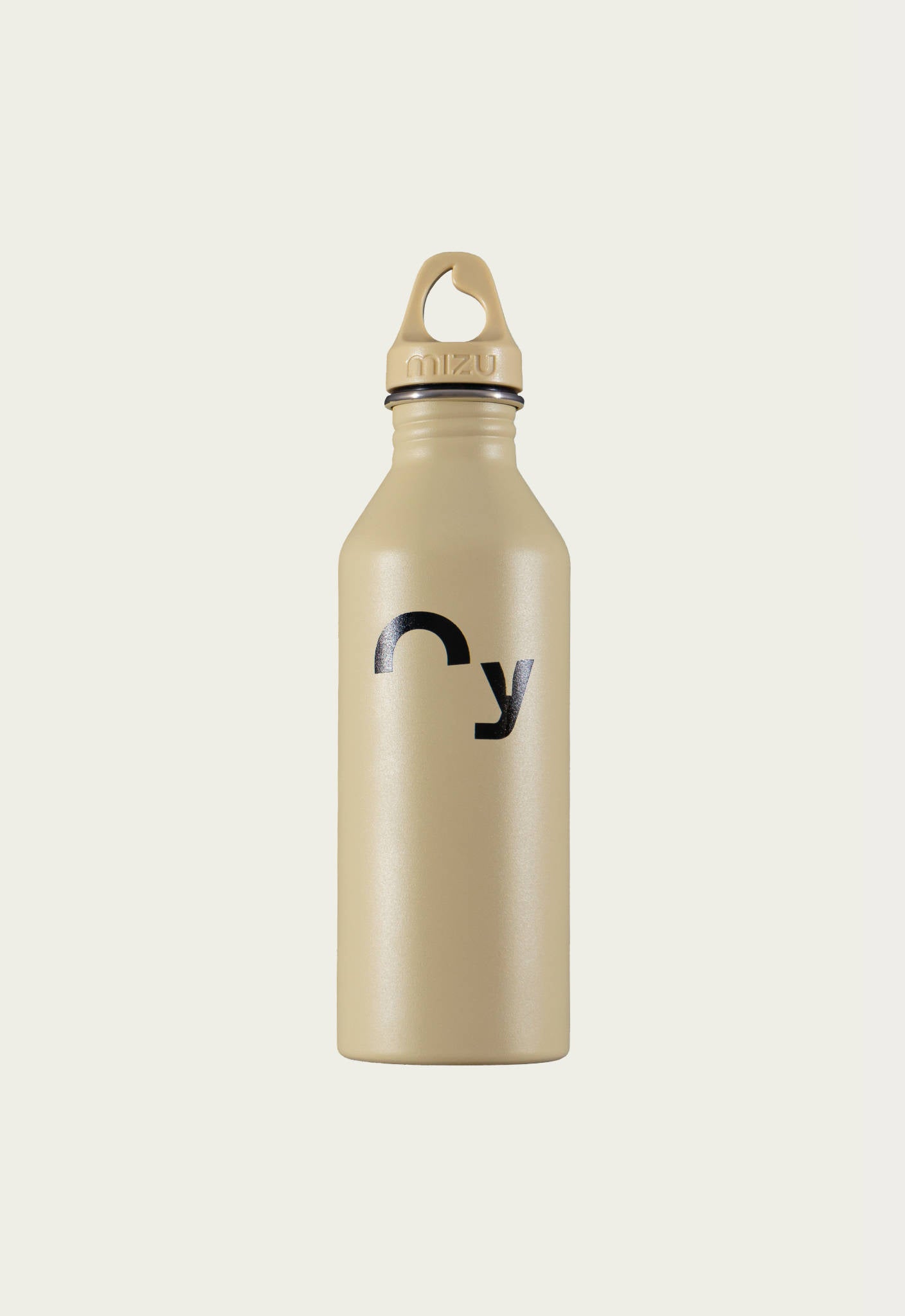 Oy × Mizu, 750ml stainless Steel Bottle in beige – Oy surf