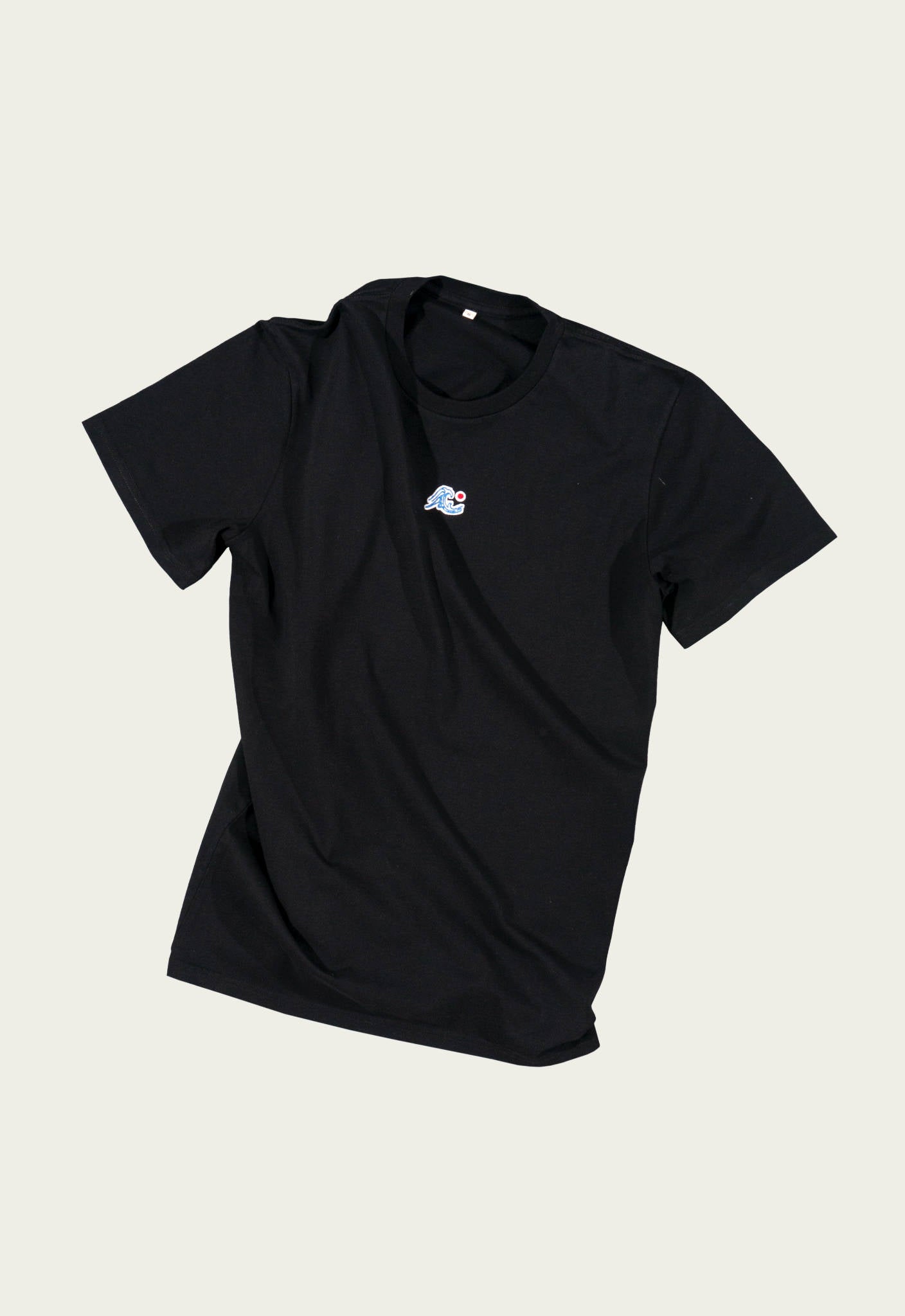 Oy Accessories T Shirt Unisex Black Wave 01