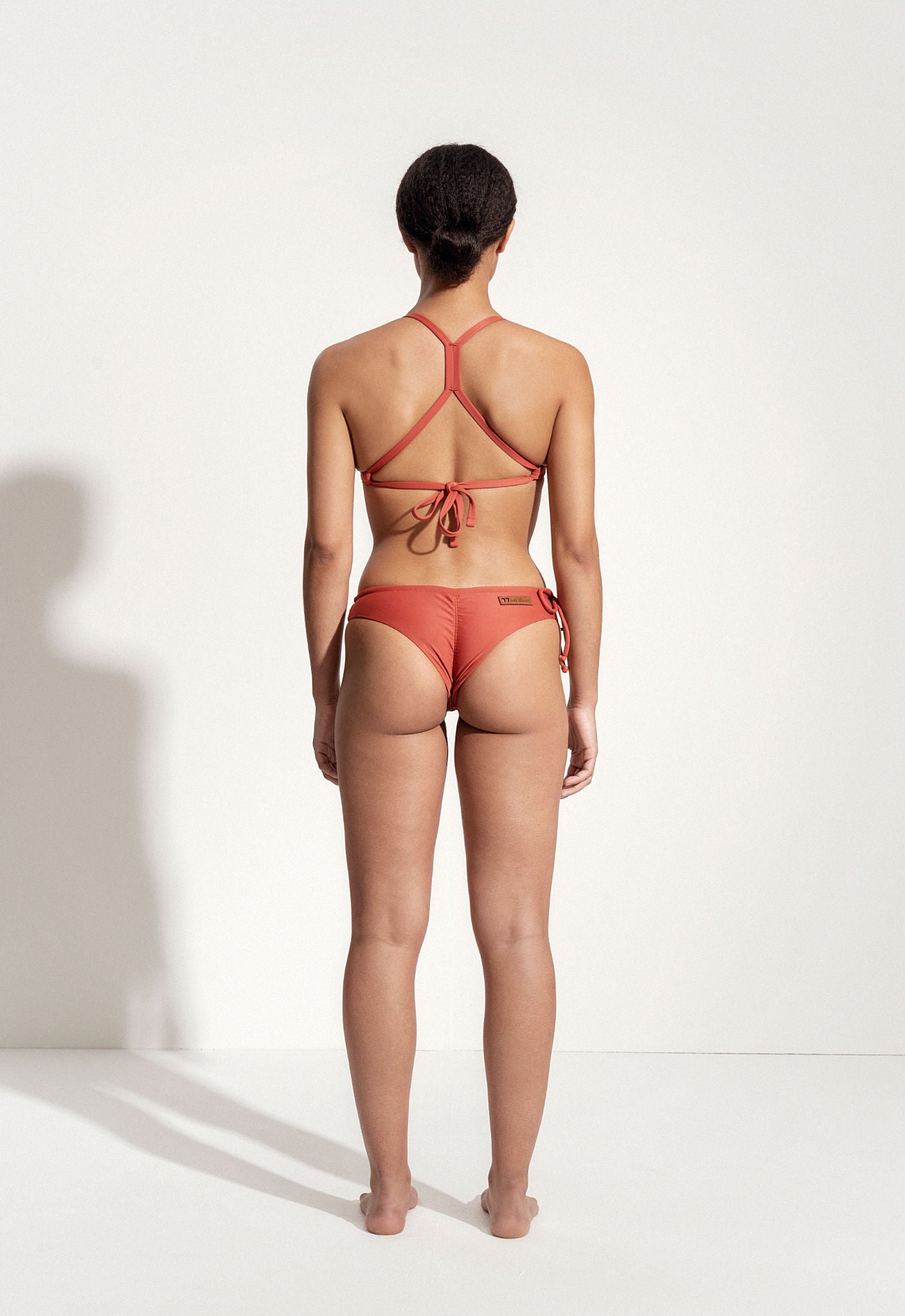 Surf Bikini Hose „Brasil“ in Maroon Rot