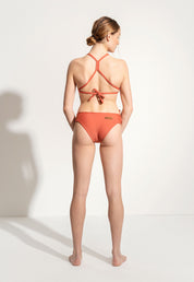 Surf Bikini Hose „Rote“ in Maroon Rot