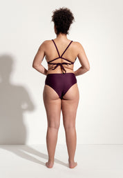 Oy Signatures Surf Bikini Hose „Fugu“ in dunkelviolett 4