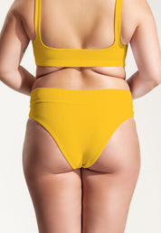Bikini bottom “Bayamo” in sun yellow rib