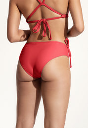 Surf Bikini Bottom "Opah" in strawberry red