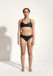 Surf Bikini Hose „Opah“ in Nachtgrün