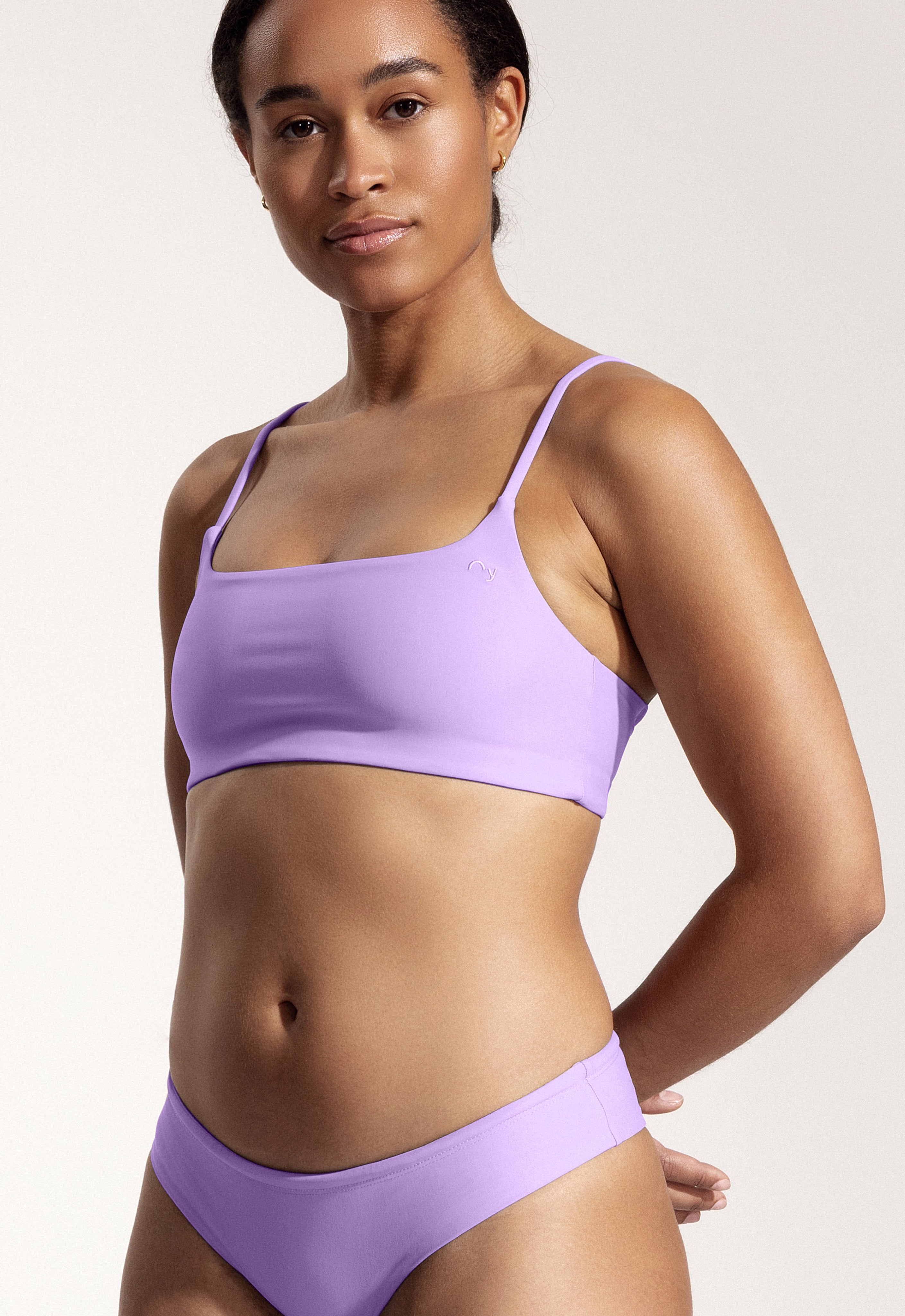 Surf Bikini Top Buri in light purple – Oy surf