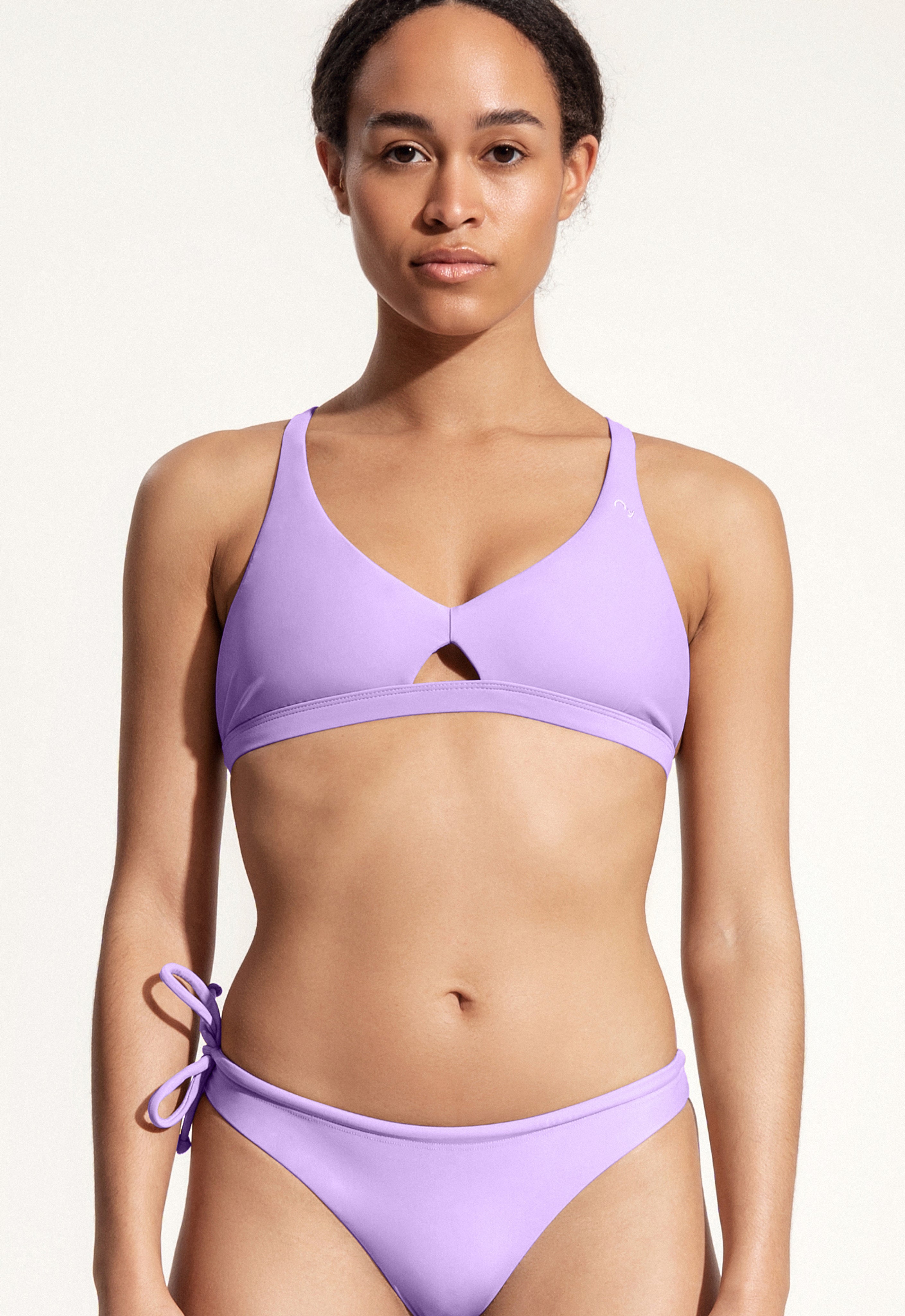 Surf Bikini Top Coho in light purple